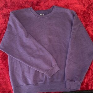 Fruit of the loom purple sweater